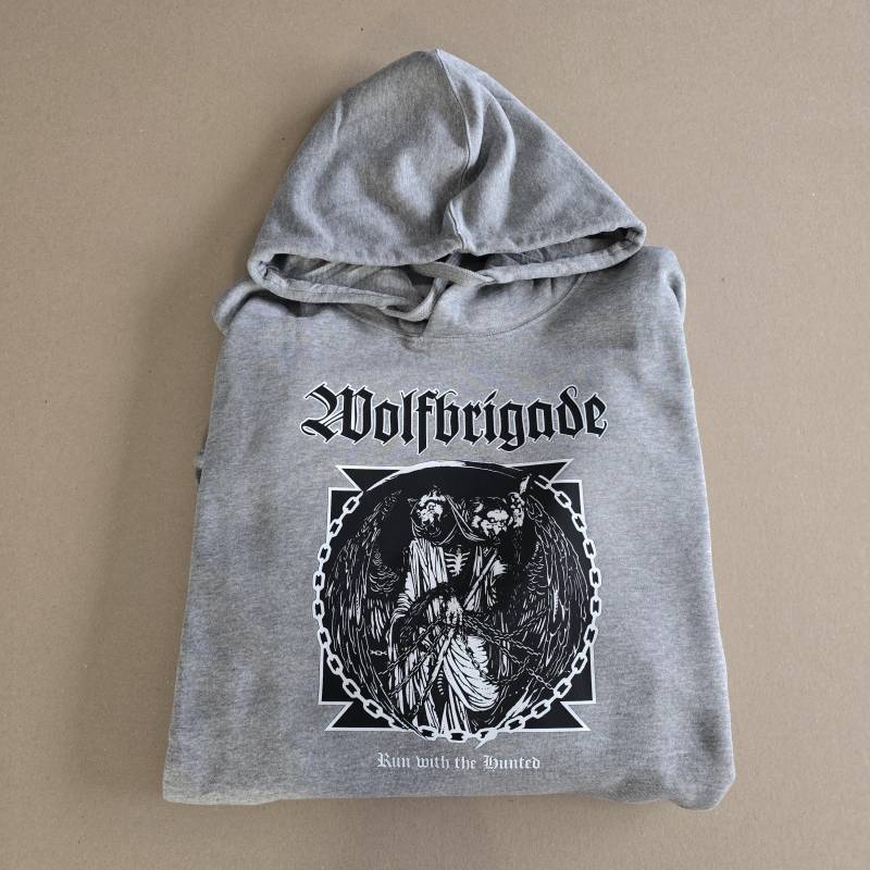 Wolfbrigade - Lauf Mit Dem Gejagten Hoodie Wolfbrigade - Lauf Mit Dem Gejagten Hoodie von InsaneSocietyrecs