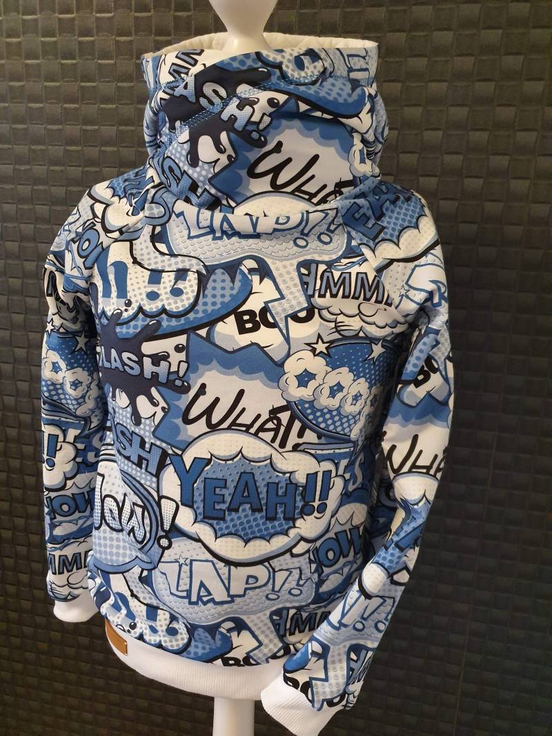 Hoodie Pullover Jungen/Mädchen Cool Comic Jungs Mädels Sweat Kapuzenpulli Verschiedene Farben Wählbar Auch Für Die Ganze Familie von InsaneandUnique