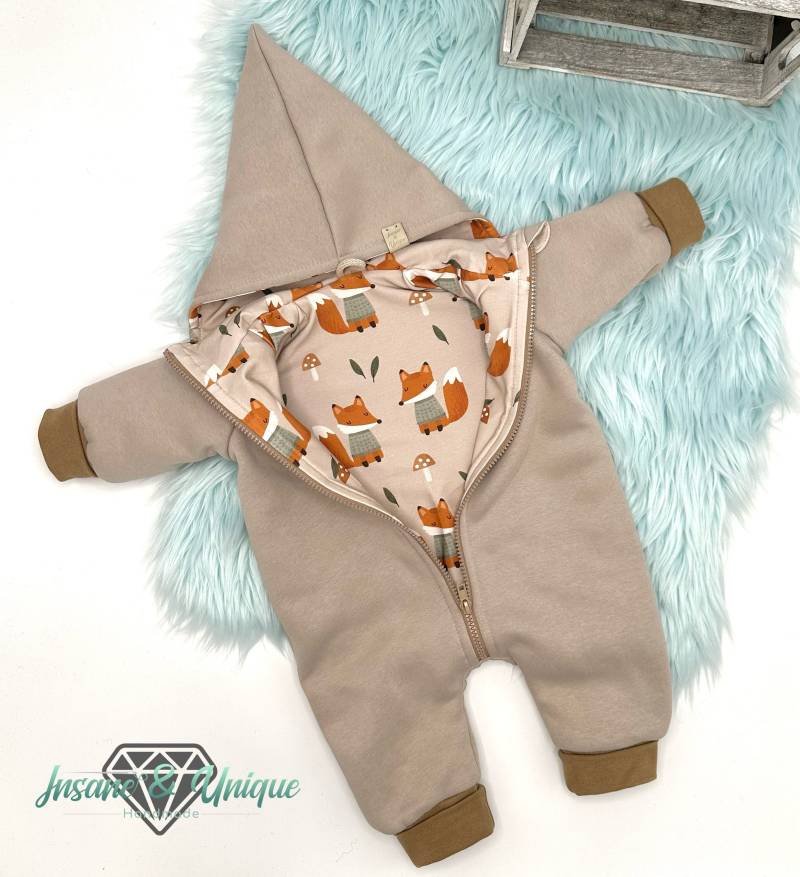 Sweat-Overall Für Babys & Kinder | Handmade Kuschel-Overall Aus Sweat Mit Jerseyfutter, Viele Auswahlmöglichkeiten von InsaneandUnique