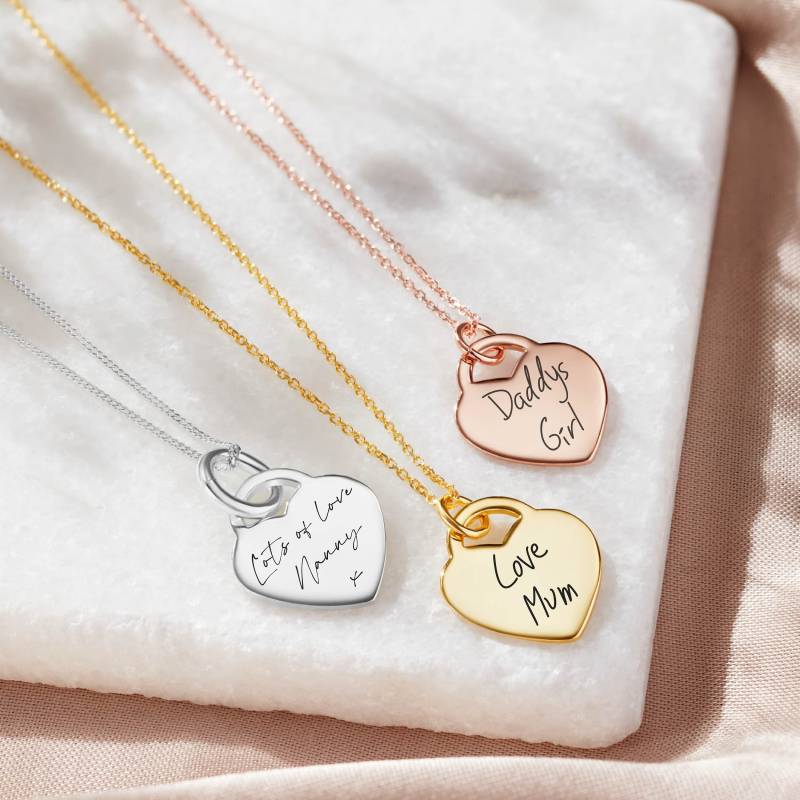 Handschrift Halskette Schmuck Signatur Erinnerungsschmuck Erinnerungshalskette Erinnerungsgeschenk Sympathie von InscriptureLtd