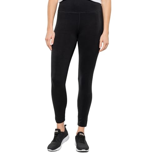 Insect Shield Shield Sport Cargo-Leggings – Baumwoll-Spandex-Leggings mit integriertem Permethrin für beißenden Insektenschutz, Schwarz, M von Insect Shield