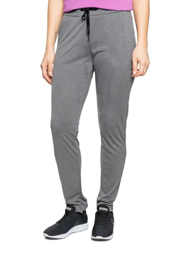 Insect Shield Tech Pants für Damen, lässige Strickhose mit integriertem Permethrin-Zecken-, Mücken- und Insektenschutz, Grau meliert, 2X von Insect Shield