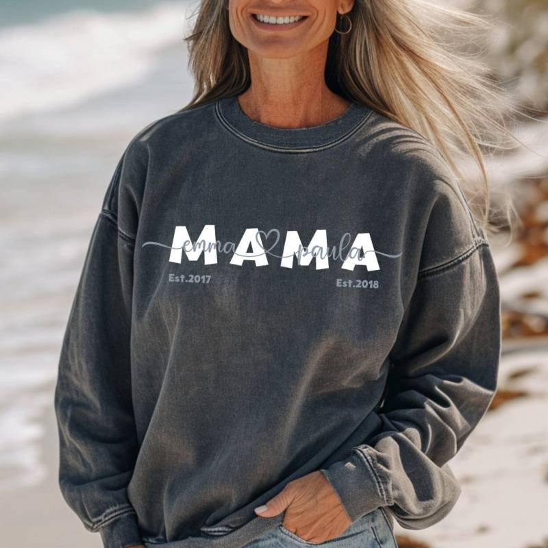 Bügelbild Mama Mom | Personalisiert Mit Wunschnamen Statement Shirt Geburtstjahr Werdende Mutter Muttertag Geburt| Name Ärmel Bügelbild Mama Mom | Personalisiert Mit Wunschnamen Statement Shirt Geburtstjahr Werdende Mutter Muttertag Geburt| Name Ärmel von InselKids