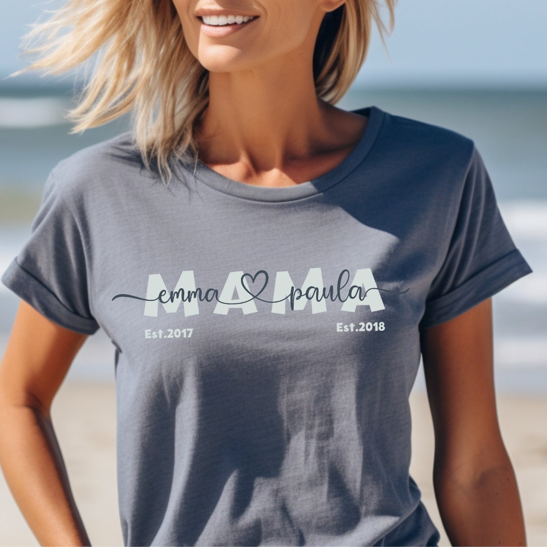 Bügelbild Mama Mom | Personalisiert Mit Wunschnamen Statement Shirt Geburtstjahr Werdende Mutter Muttertag Geburt| Name Ärmel Bügelbild Mama Mom | Personalisiert Mit Wunschnamen Statement Shirt Geburtstjahr Werdende Mutter Muttertag Geburt| Name Ärmel von InselKids