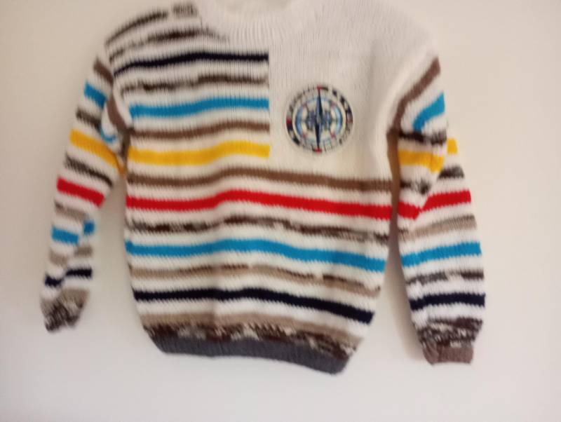 Kinderpullover Handgestrickt Unikat Gr. 122 Kinderpullover Handgestrickt Unikat Gr. 122 von InselseeOriginals
