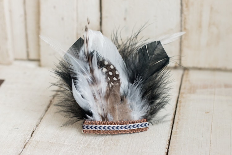 Weiß, Schwarz Und Braunfeder Stirnband, Feder Krone Weiß, Schwarz Und Braunfeder Stirnband, Feder Krone von InsideQuinnsCloset