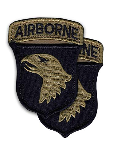 101st Airborne New OCP Patch und Airborne Tab zusammengenäht mit Hakenverschluss (Paar) von Insignia Depot