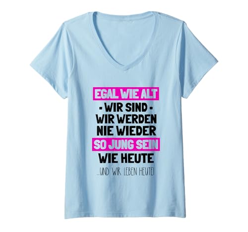 Damen Sinnsprüche Inspiration Motivation Positiv Denken Carpe Diem T-Shirt mit V-Ausschnitt Damen Sinnsprüche Inspiration Motivation Positiv Denken Carpe Diem T-Shirt mit V-Ausschnitt von Inspiration Motivation Positiv Denken Geschenke