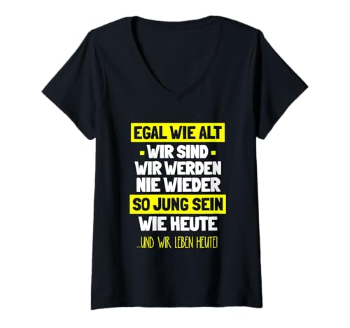 Damen Sinnsprüche Positiv Denken Inspiration Motivation Carpe Diem T-Shirt mit V-Ausschnitt Damen Sinnsprüche Positiv Denken Inspiration Motivation Carpe Diem T-Shirt mit V-Ausschnitt von Inspiration Motivation Positiv Denken Geschenke