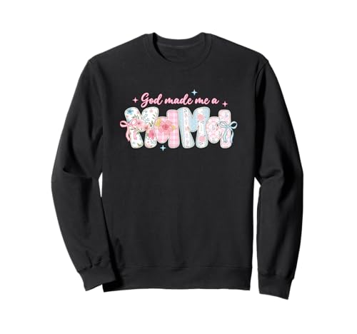 God Made Me A Mama Floral Typografie Sweatshirt God Made Me A Mama Floral Typografie Sweatshirt von Inspirational Motherhood Floral Patterns
