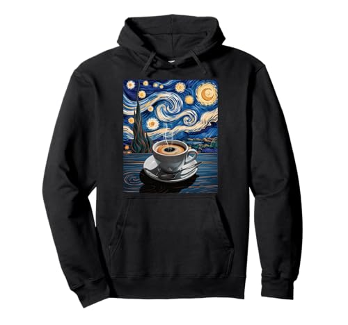 Lustige Kaffee Sternennacht Latte Art Cup Barista Damen Herren Pullover Hoodie Lustige Kaffee Sternennacht Latte Art Cup Barista Damen Herren Pullover Hoodie von Inspirational Quote Caffeine Lover Artistic Cafe