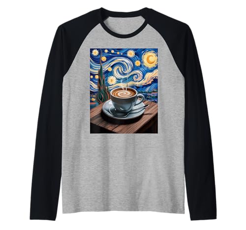 Lustige Kaffee Sternennacht Latte Art Cup Barista Damen Herren Raglan Lustige Kaffee Sternennacht Latte Art Cup Barista Damen Herren Raglan von Inspirational Quote Caffeine Lover Artistic Cafe