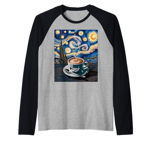 Lustige Kaffee Sternennacht Latte Art Cup Barista Damen Herren Raglan Lustige Kaffee Sternennacht Latte Art Cup Barista Damen Herren Raglan von Inspirational Quote Caffeine Lover Artistic Cafe