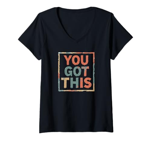 Damen Du hast Diese Achtsamkeitserinnerung: Positive Denkweise T-Shirt mit V-Ausschnitt Damen Du hast Diese Achtsamkeitserinnerung: Positive Denkweise T-Shirt mit V-Ausschnitt von Inspirational Quote-Motivational Saying