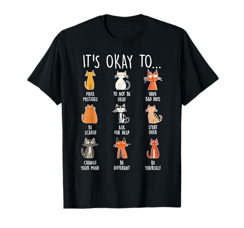 It's Okay To Make Mistakes Katzenliebhaber Toodler Mädchen Kinder Mädchen T-Shirt It's Okay To Make Mistakes Katzenliebhaber Toodler Mädchen Kinder Mädchen T-Shirt von Inspirational Quotes Funny Cat Kitten Cat Lovers
