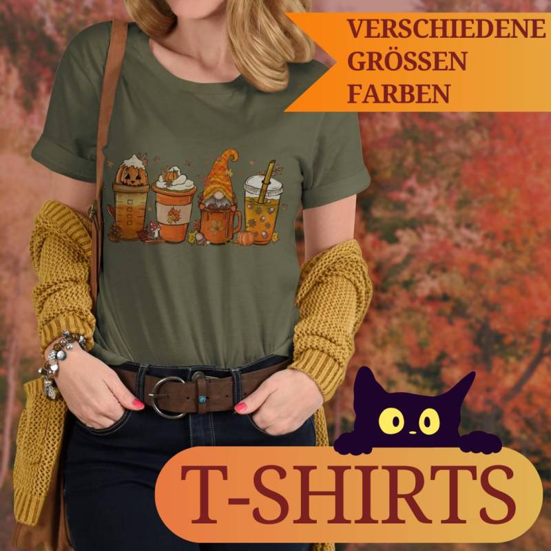 Halloween Herbst Kaffee Shirt, Pumpkin Spice, Gruselige Saison, Chai, Party Autumn Girl, Kürbis von InspireRelaxAndShine