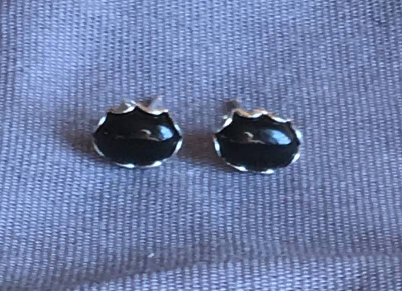 Schwarze Onyx Ohrringe Schwarze Onyx Ohrringe von InspiredByIntentions