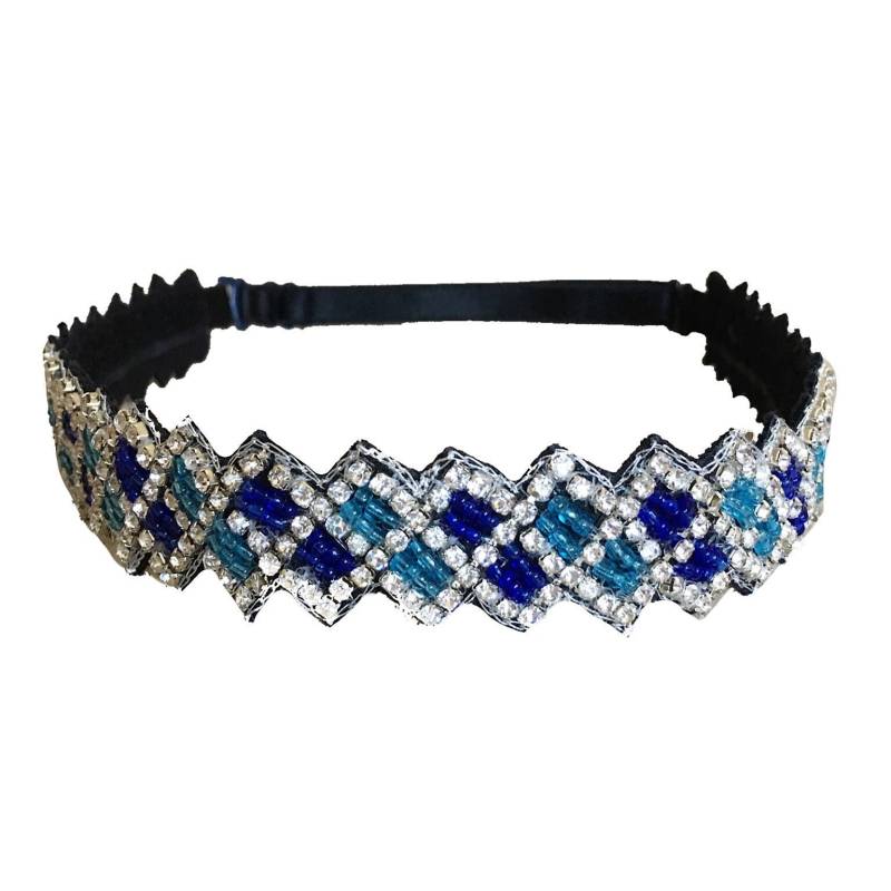 Kristall Stirnband - Boho Türkis Verstellbares Perlen Photo Prop Braut Gatsby Kristall Stirnband - Boho Türkis Verstellbares Perlen Photo Prop Braut Gatsby von InspiredElementsCo