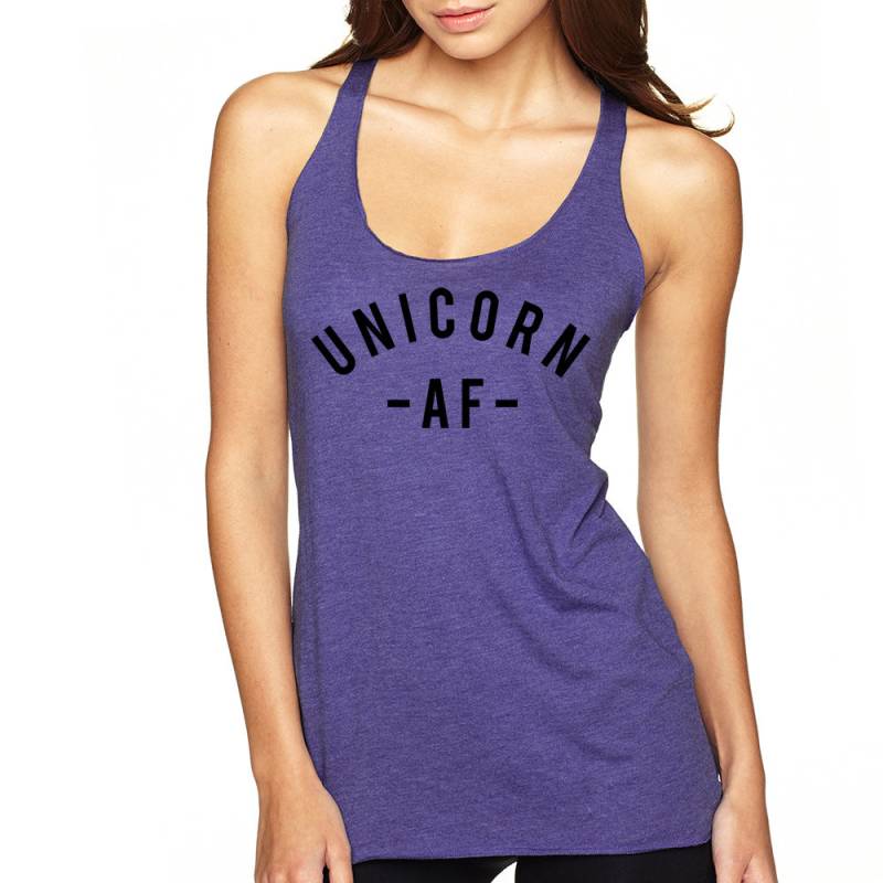 Einhorn Af - Damen Triblend Racerback Tank Erwachsene Xs Xl von InspiredRebellion