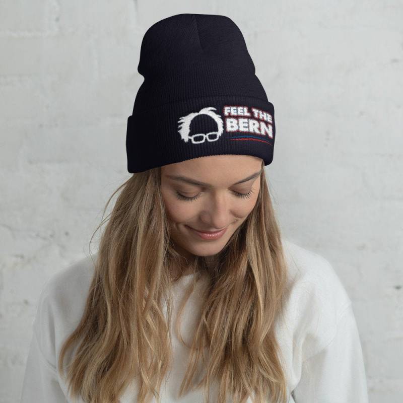 Feel The Bern Beanie Strickmütze Bestickt | Bernie Sanders Für Präsident 2020 Hut von InspiredRebellion