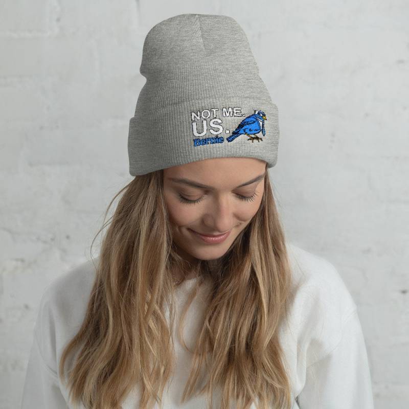 Nicht Ich. Uns. Birdie Beanie Bestickt | Bernie Sanders Für Präsident 2020 von InspiredRebellion