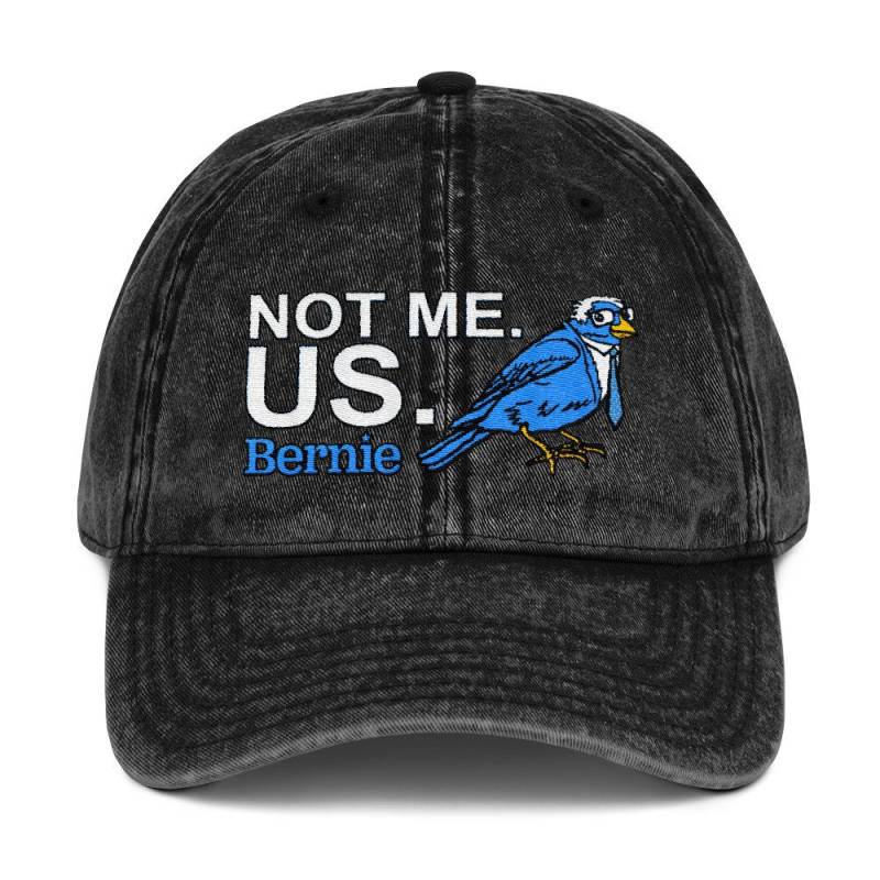 Nicht Ich. Uns. Birdie | Bernie Sanders Für Präsident 2020 Mütze Bestickt Vintage Baumwolle Köpermütze von InspiredRebellion