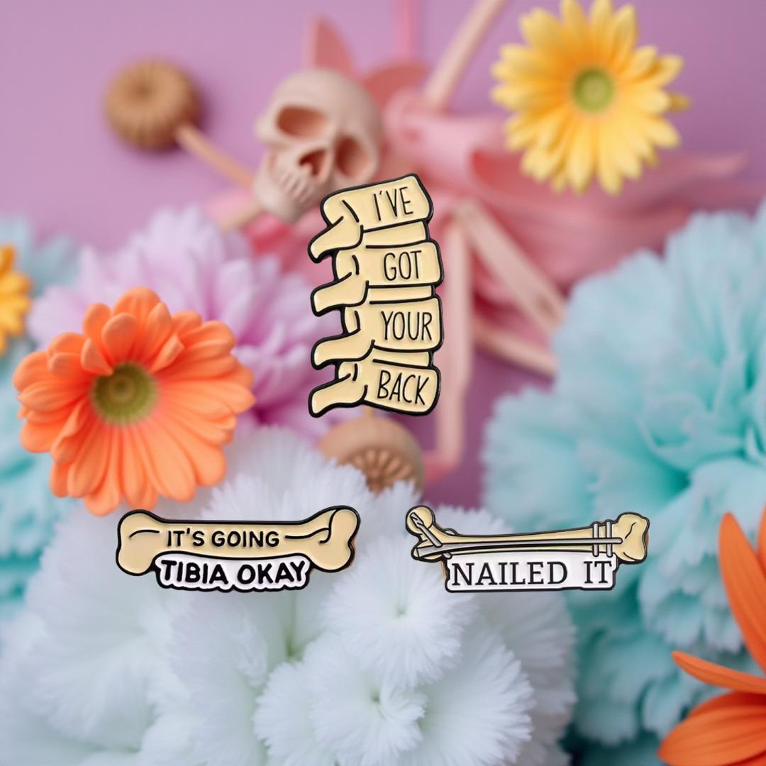 3Er Set Kleine Knochen Anstecker Nailed It Its Going Tibia Okay I Got Your Back Complete Geschenkidee Medizin Student Arzt Gift Idea 3Er Set Kleine Knochen Anstecker Nailed It Its Going Tibia Okay I Got Your Back Complete Geschenkidee Medizin Student Arzt Gift Idea von InspiredbyJulez