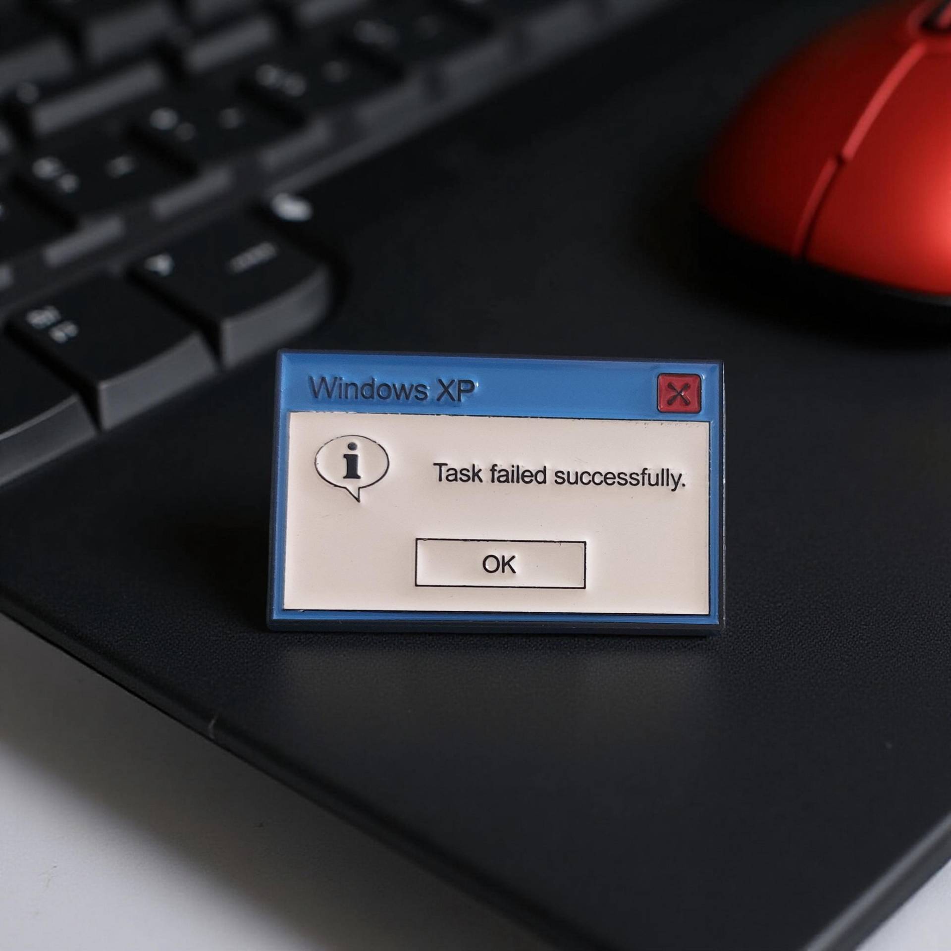 Anstecker Task Failed Windows Xp Joke Pin Lustiger Büro Pin Betriebssystem Tech Support Geschenk Idee Witziger - Hard Enamel von InspiredbyJulez