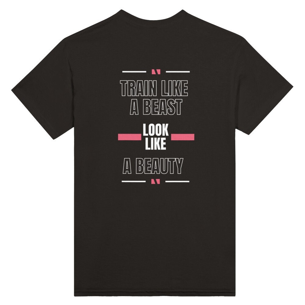 Heavyweight Unisex Crewneck T-Shirt, Train Like A Beast, Look Beauty, Shirt Mit Rückenaufdruck Heavyweight Unisex Crewneck T-Shirt, Train Like A Beast, Look Beauty, Shirt Mit Rückenaufdruck von InspireliaShop