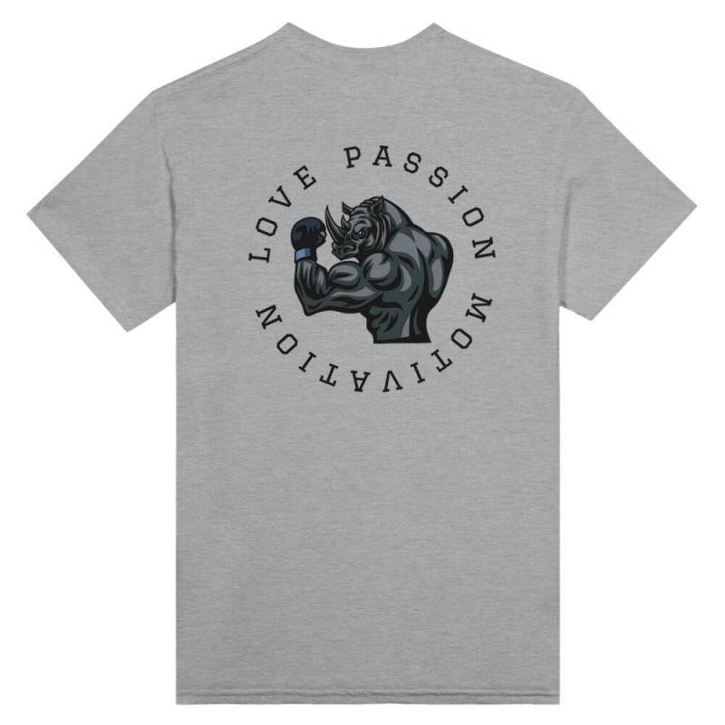 Heavyweight Unisex Crewneck T-Shirt Mit Rückenaufdruck, Lova Passion Motivation Heavyweight Unisex Crewneck T-Shirt Mit Rückenaufdruck, Lova Passion Motivation von InspireliaShop