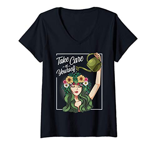 Damen Body-Positivity Selbstliebe Statement Selbstwert Eigenliebe T-Shirt mit V-Ausschnitt Damen Body-Positivity Selbstliebe Statement Selbstwert Eigenliebe T-Shirt mit V-Ausschnitt von Inspirierende Selbstliebe Selbstwert Geschenk Idee