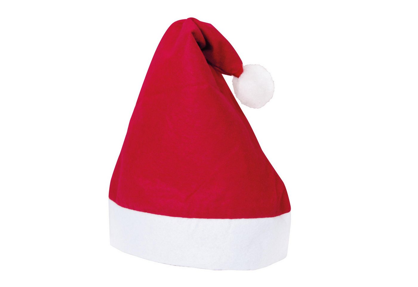 Inspirion GmbH Bremen Bommelmütze 1-128 Weihnachtsmütze Weihnachtsmann Mütze Santa (1-St) Claus, Nikolaus, Nikolausmütze von Inspirion GmbH Bremen