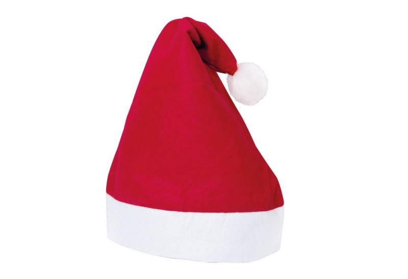 Inspirion GmbH Bremen Bommelmütze 1-128 Weihnachtsmütze Weihnachtsmann Mütze Santa (1-St) Claus, Nikolaus, Nikolausmütze von Inspirion GmbH Bremen