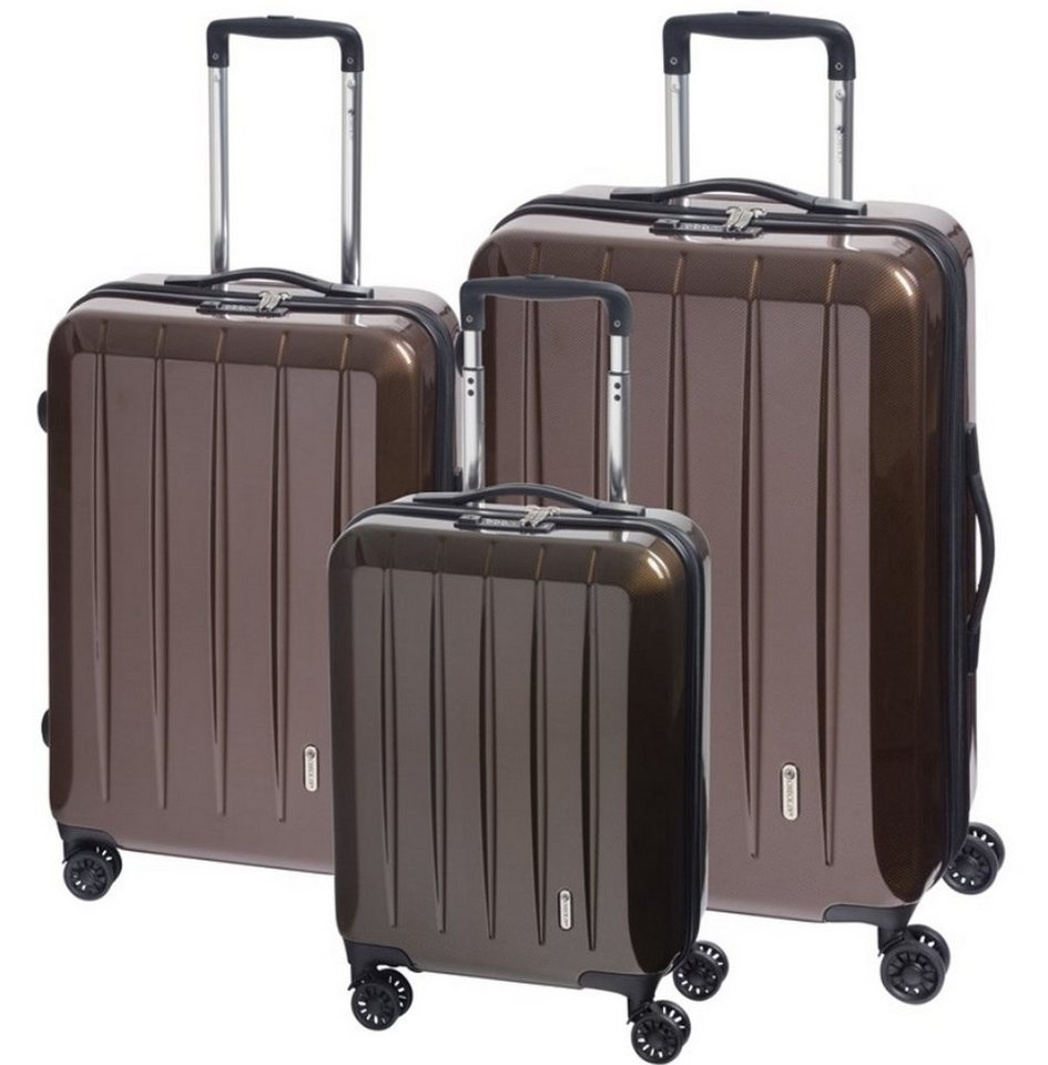 CHECK.IN® Trolleyset - Light - XL-Volumen - 4 Rollen - Dehnfalte, div. Farben von CHECK.IN®