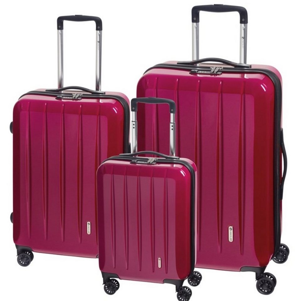 CHECK.IN® Trolleyset - Light - XL-Volumen - 4 Rollen - Dehnfalte, div. Farben von CHECK.IN®