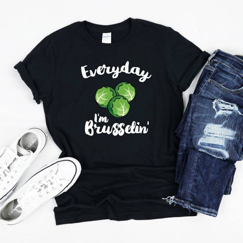 Alltag Im Brusselin, Brussel Sprout Shirt, Vegan Pun T-Shirt von InspoTees