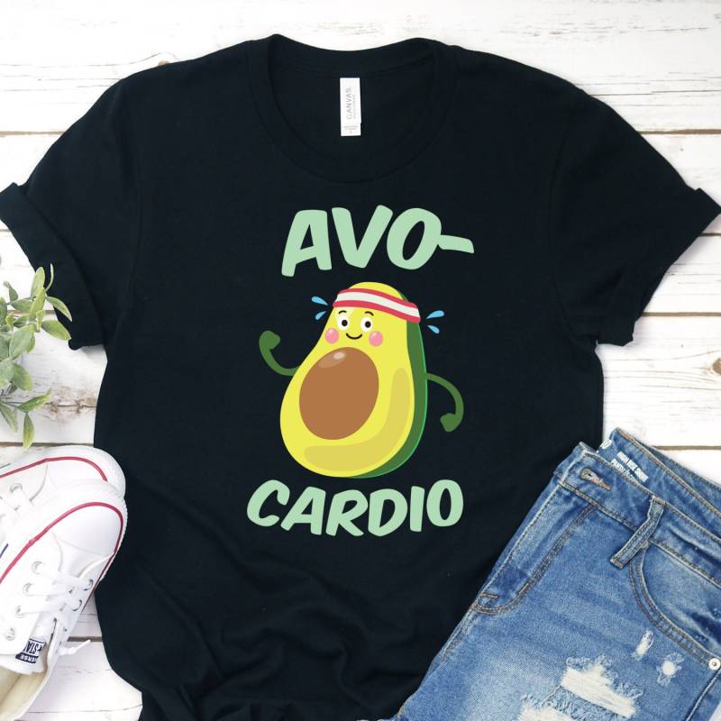 Avo Cardio Shirt, Avocado Avocado-Liebhaber, Guacamole Lustige Gym Shirt von InspoTees