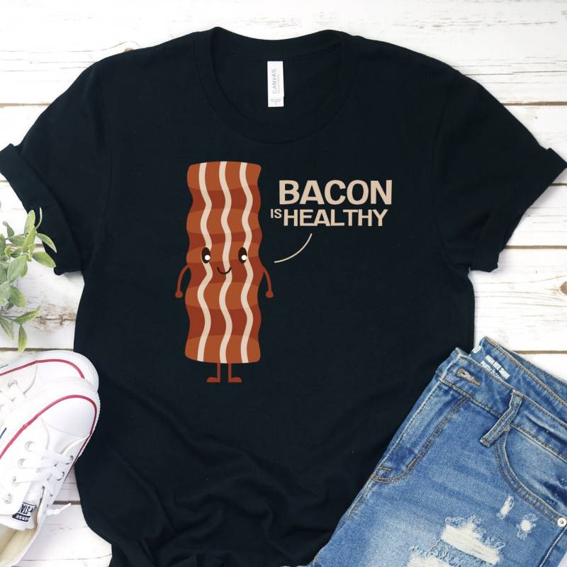 Bacon Ist Gesundes Shirt, Funny Keto Body By Lover Shirt von InspoTees