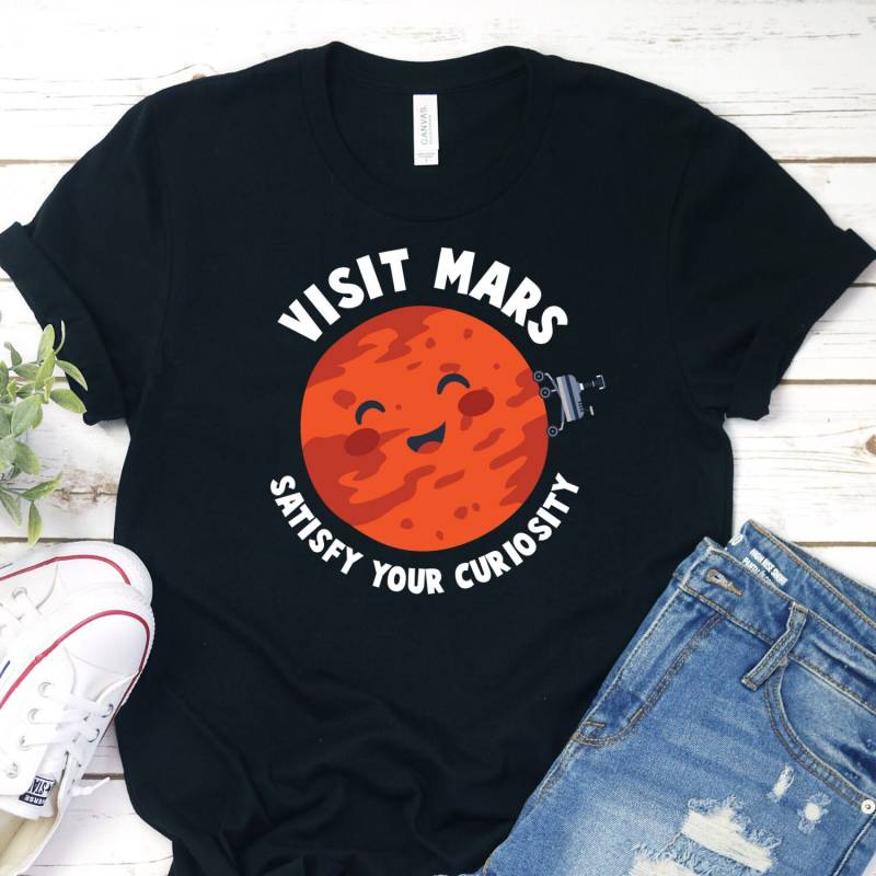 Besuchen Sie Mars Shirt, Space T-Shirt, Astronomy Outer Shirt von InspoTees