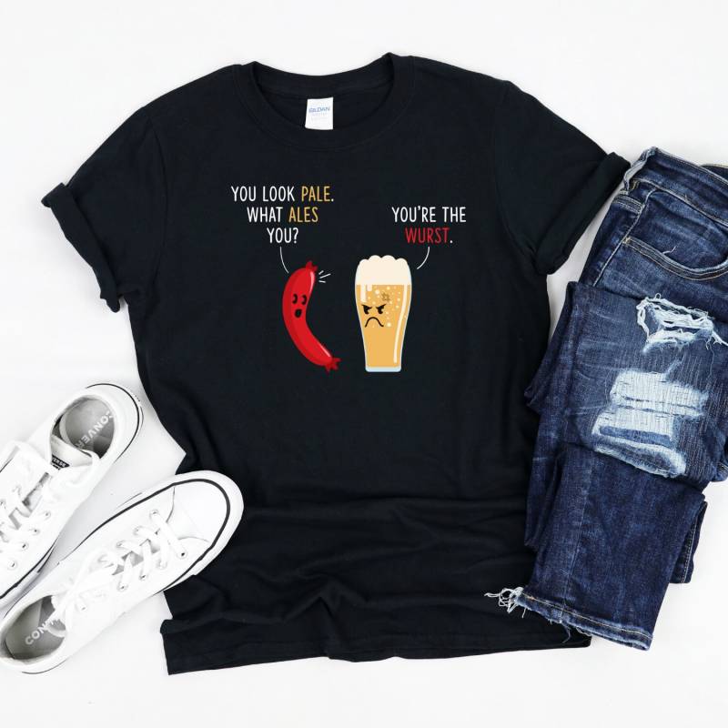 Bier Und Brats Shirt, Funny Beer T-Shirt von InspoTees