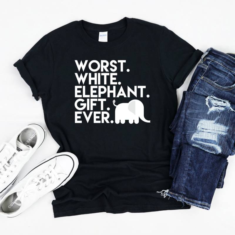 Das Schlimmste Weiße Elefantengeschenk, Das Schlechteste Geschenk, Gag Gift von InspoTees
