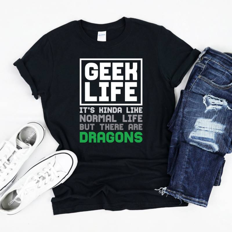 Geek Life Shirt, Geschenke Für Geeks von InspoTees