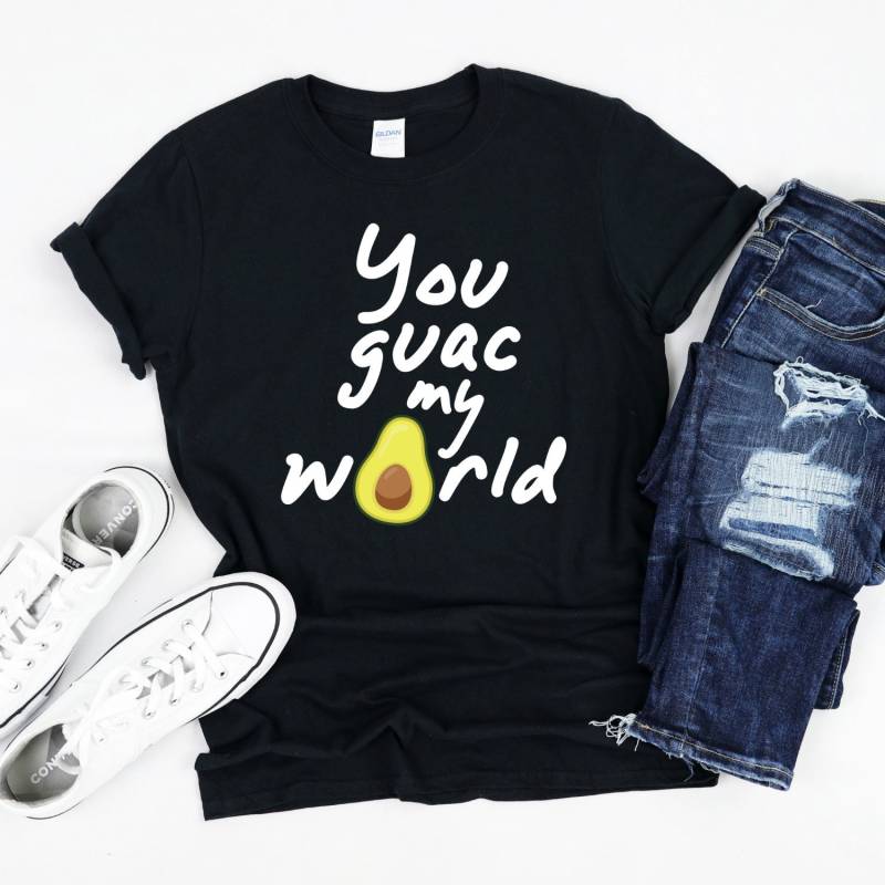 Guac Shirt, Guacamole Lover T-Shirt, You My World, Foodie Shirt Guac Shirt, Guacamole Lover T-Shirt, You My World, Foodie Shirt von InspoTees