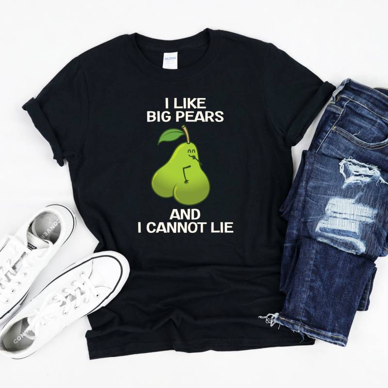 I Like Big Birars & Can Not Lie, Birn-Shirt, Birne Pun T-Shirt von InspoTees