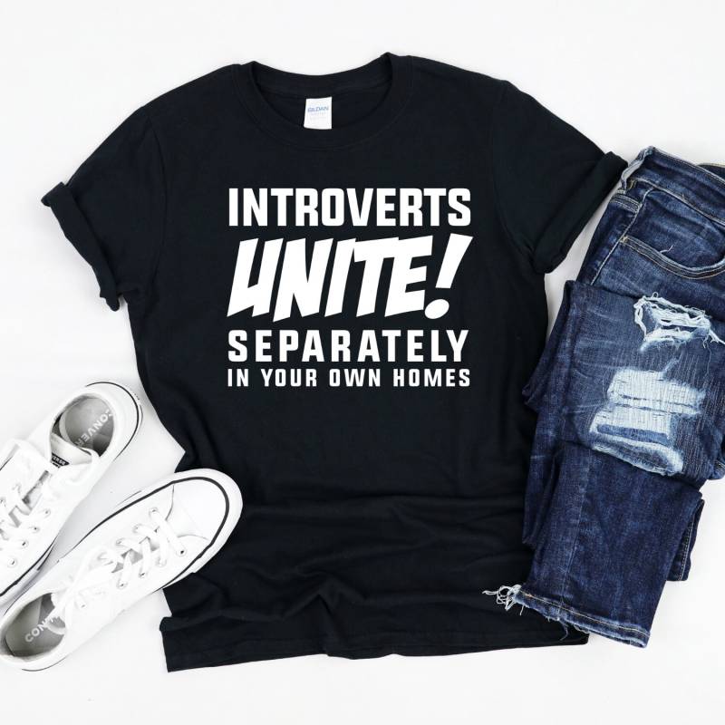 Introverts Unite Shirt, Introvert Gifts, Funny Shirt Für Introverting von InspoTees