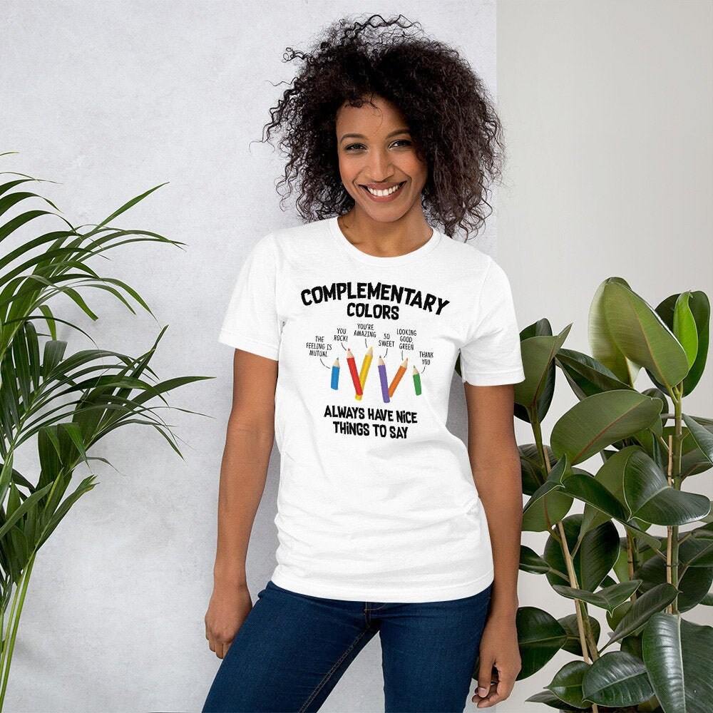 Komplementäre Farben T-Shirt, Lustige Kunst-Lehrer-Shirt, Kunst-Shirt, Art Pun Künstler Shirt, Geschenk, Geschenk Für Künstler, Maler Shirt von InspoTees