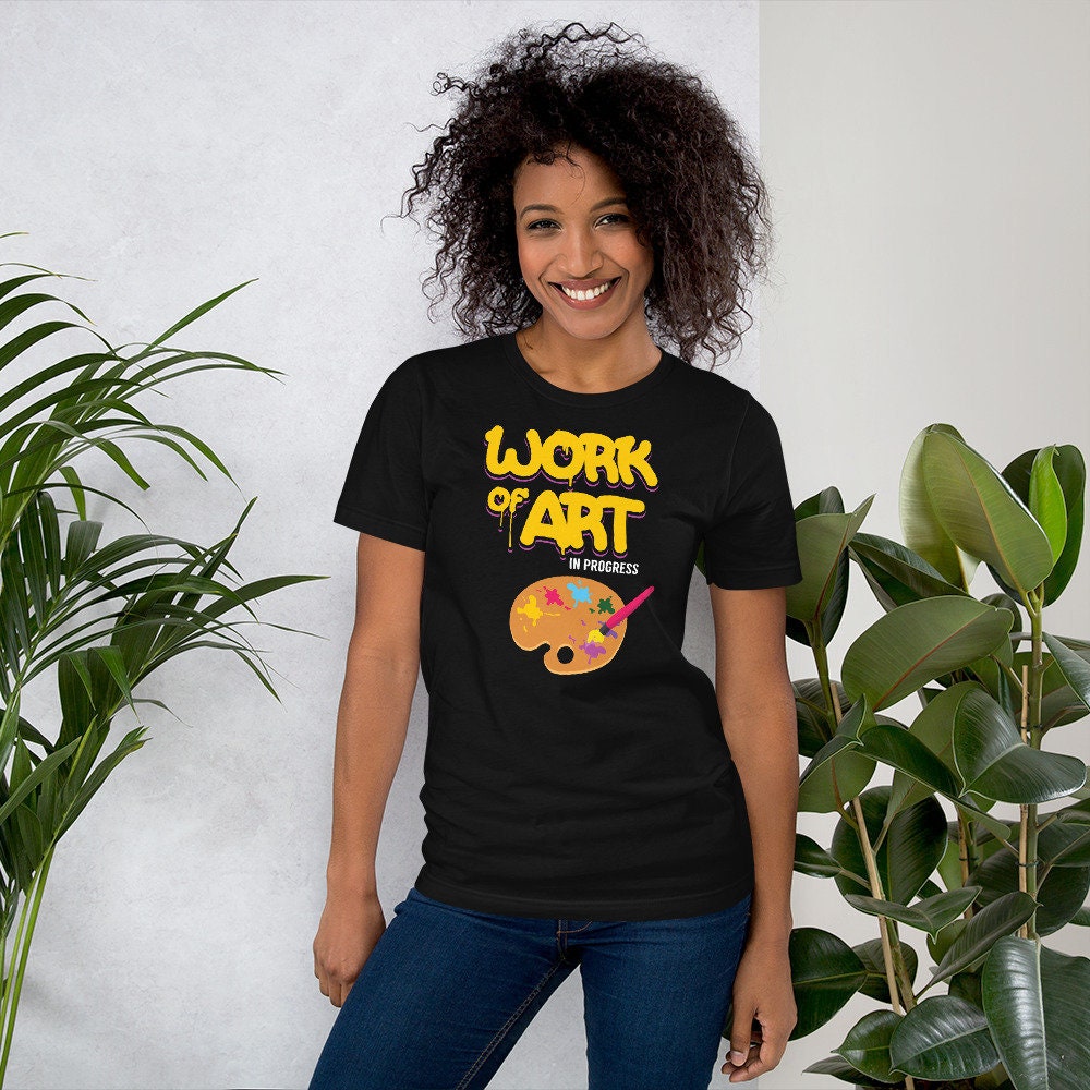 Kunstwerk T-Shirt, Lustige Kunst-Lehrer-Shirt, Künstler Shirt, Geschenk, Geschenk Für Künstler, Maler Malerei Kunst-Lehrer-Geschenk von InspoTees