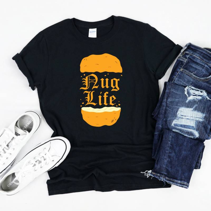 Nug Life Shirt, Chicken T-Shirt, Thug Pun Nug Life Shirt, Chicken T-Shirt, Thug Pun von InspoTees