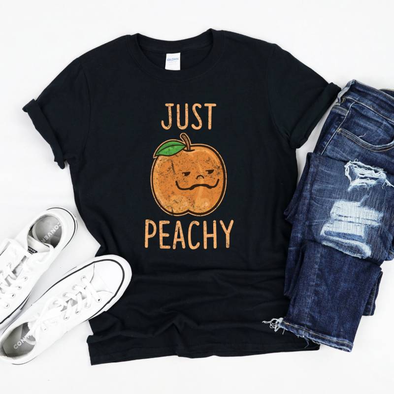 Nur Peachy Shirt, Peach T-Shirt, Lover Nur Peachy Shirt, Peach T-Shirt, Lover von InspoTees