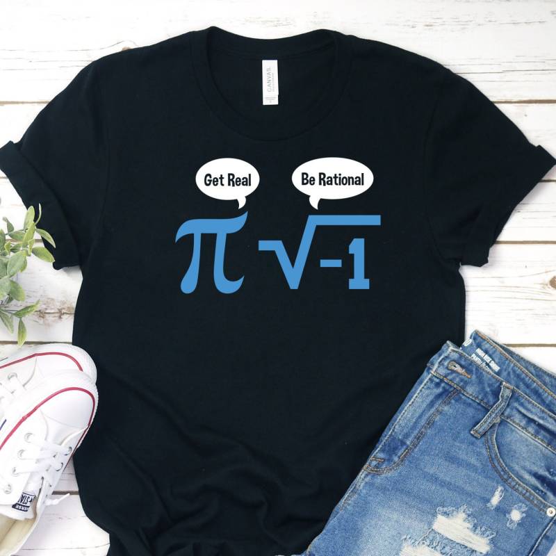 Pi Be Rational Shirt, Math Joke Day Geek T-Shirt, Teacher Shirt von InspoTees